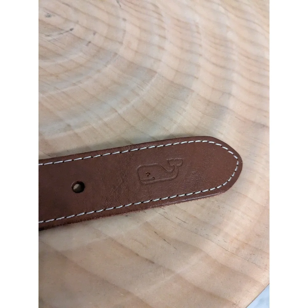Vineyard Vines Men's Marlin Icon Canvas Club Belt Antigua‎ Green Size 32